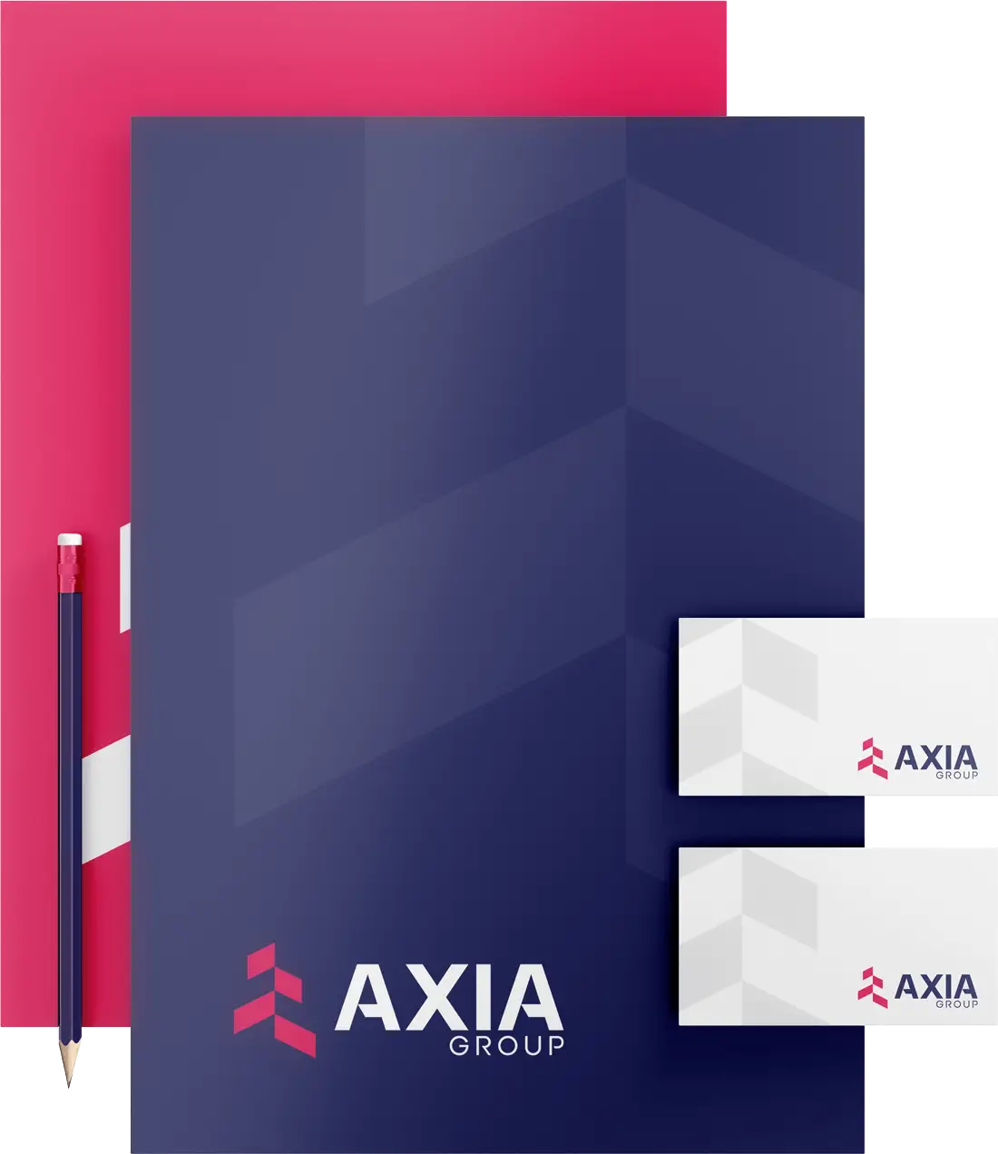 Visuel identitet til Axia Group