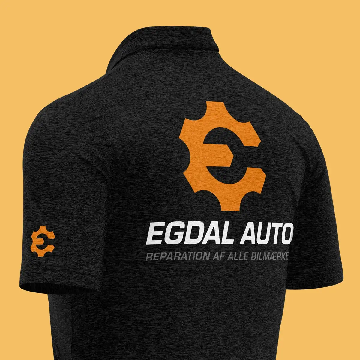 Egdal logodesign på polo shirt