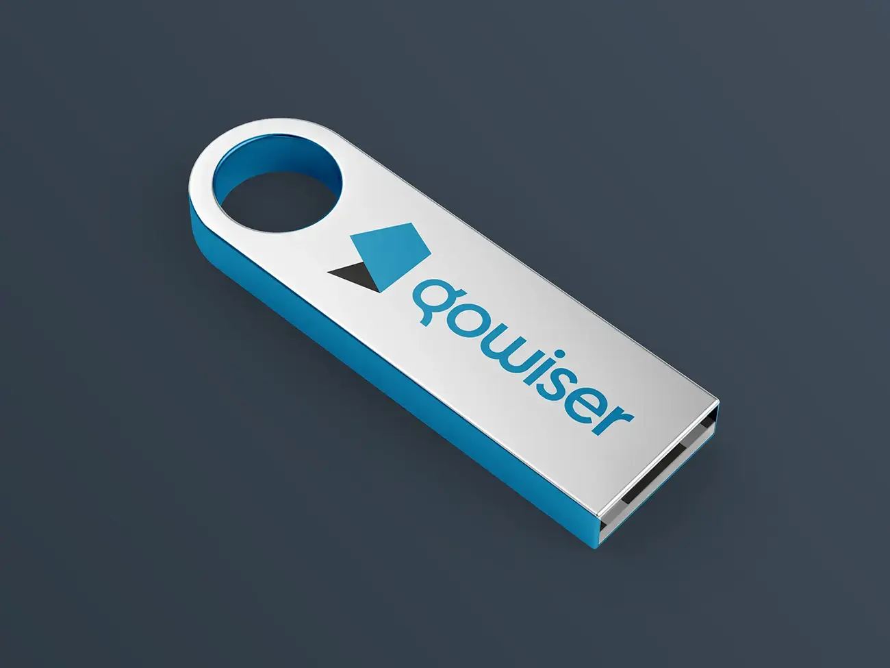 Firmalogo til konsulenter vist på USB